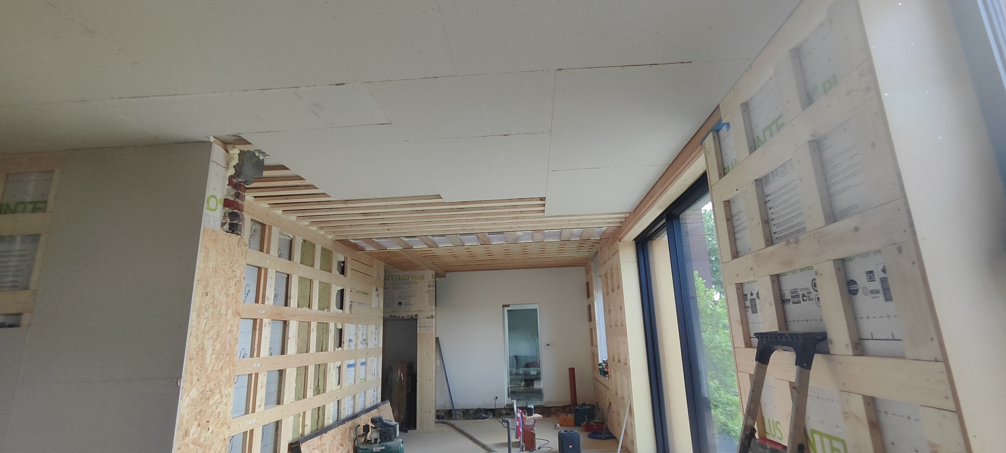 Chantier fermacell Charleroi